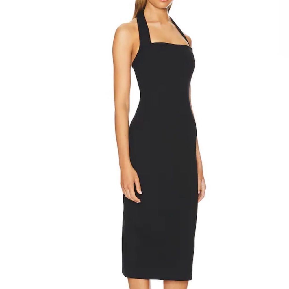 House of Harlow 1960 Black Midi Dress